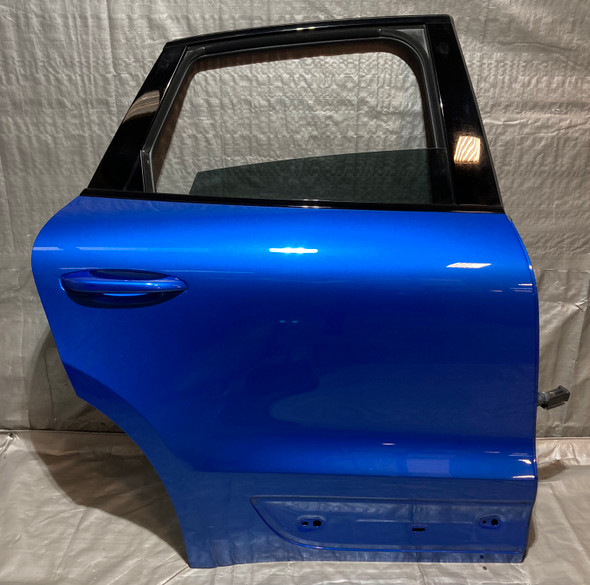 2015-2020 Porsche Macan Passenger Rear Door Assembly / Sapphire Blue Metallic  PM004