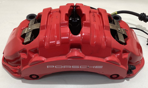 2015-2018 Porsche Macan Turbo Brembo Brake Calipers / Set of 4 / Red / 117K PM004