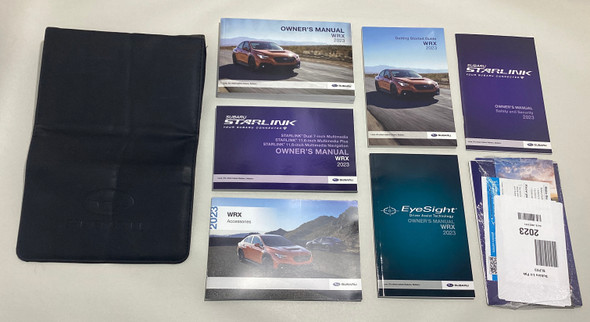 2023 Subaru WRX Owner's Manual w/ Case /   SW001