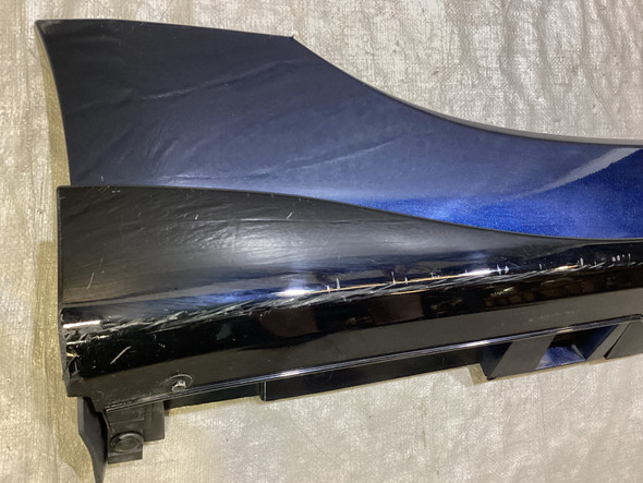 2016-2024 Mazda Mx5 Miata Passenger Side Skirt Rocker Panel w/ BBS Trim *DAMAGE* / Deep Crystal Blue Metallic  ND047