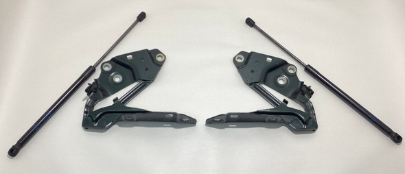 2016-2024 Chevrolet Camaro OEM Hood Hinges w/ Shocks / Pair / Rally Green Metallic  CM001