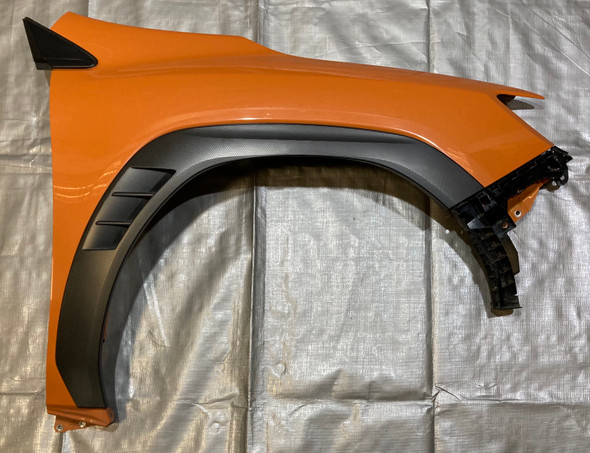 2022-2024 Subaru WRX Passenger Side Fender Panel w/ Flare Trim / Solar Orange Pearl  SW004