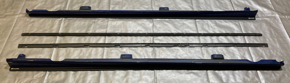 2015-2017 Volkswagen MK7 Golf R Side Skirts w/ Aerofabb Splitters / Pair / Lapiz Blue Metallic  M7R10