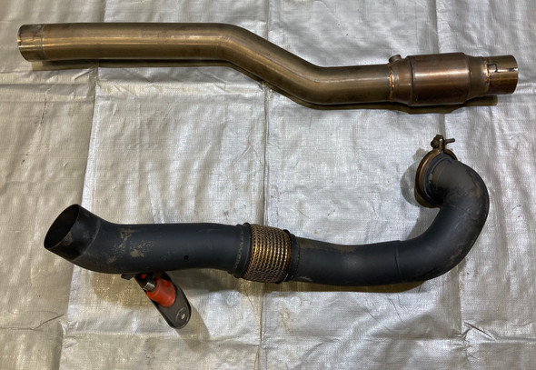 2015-2019 Volkswagen MK7 Golf R APR Cast Stainless Exhaust Down Pipe / USED /   M7R10