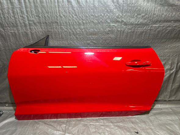 2016-2024 Chevrolet Camaro Driver Door Assembly / Red Hot CM002