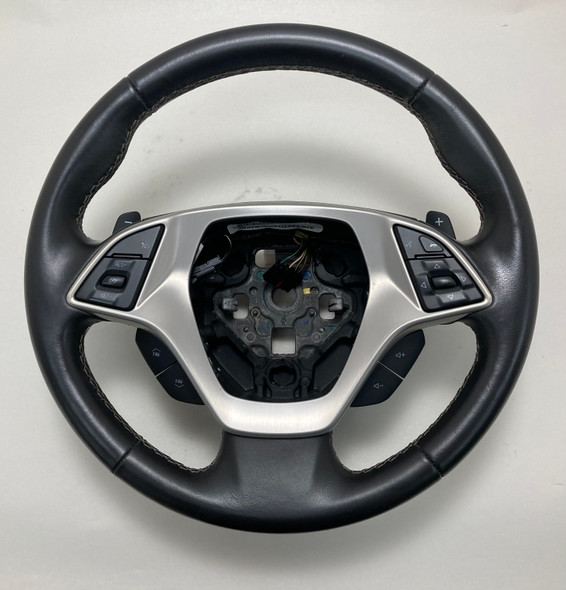 2014 Chevrolet C7 Corvette Stingray Black Leather Steering Wheel / Automatic /   C7007