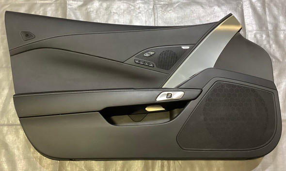 2014-2019 Chevrolet C7 Corvette 2LT Interior Door Panels / Black w/ Memory /   C7007