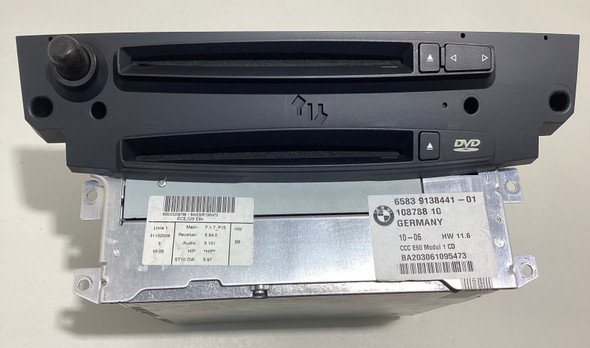 2006-2007 E63 E64 BMW M6 Navigation Radio Head Unit CCC / 65839138411 /   M6005
