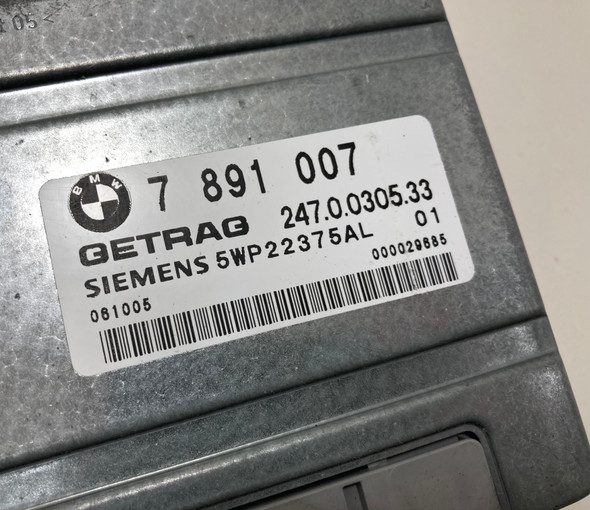2006-2010 E63 E64 BMW M6 SMG Transmission Control Module TCU / 7891007 /   M6005