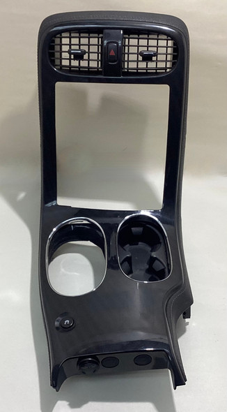 2010-2012 Chevrolet Corvette C6 Front Center Console Trim Radio Surround / Vent / Faux Carbon /   C6018