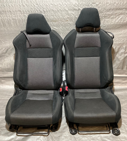2017-2020 Toyota 86 Black Cloth Front Seats / Pair /   FB047