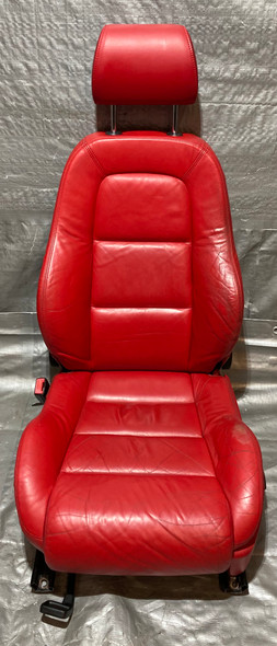 2002 Audi TT ALMS Edition Brilliant Red Leather Front Seats / Pair / Fits 00-06 / Coupe /   T1033