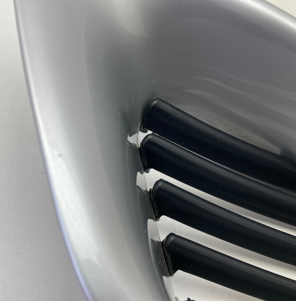 1997-1999 Porsche 986 Boxster Passenger Side Rear Quarter Panel Vent Trim / Arctic Silver Metallic  BX065