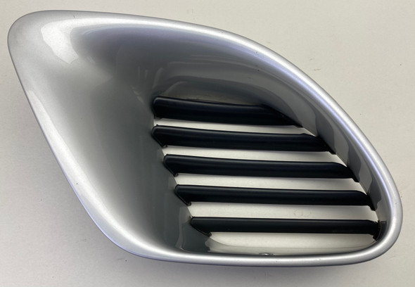1997-1999 Porsche 986 Boxster Passenger Side Rear Quarter Panel Vent Trim / Arctic Silver Metallic  BX065