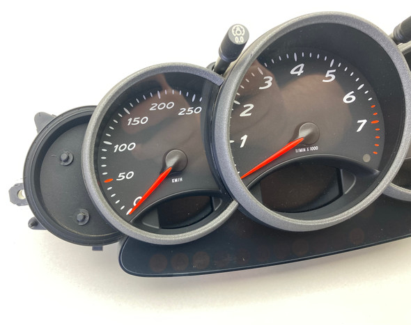 1997-1999 Porsche 986 Boxster 2.5l Instrument Gauge Cluster / Manual / KPH / 98664110504EMS / 47K BX065
