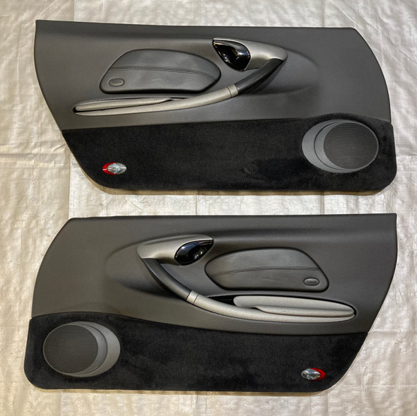 1999-2004 Porsche 986 Boxster Sport Design Interior Door Panels / Pair / Black /   BX065