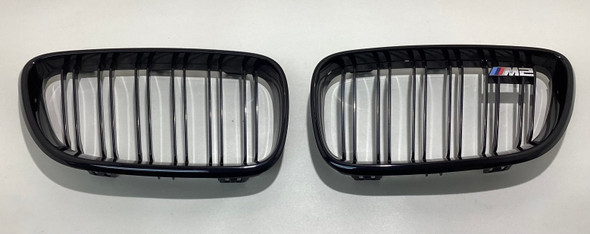 2016-2018 F87 BMW M2 Front Bumper Kidney Grilles / Pair / OEM /   B2008
