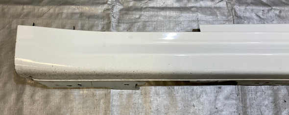 2016-2021 F87 BMW M2 Driver Side Skirt Rocker Panel / Alpine White  B2008