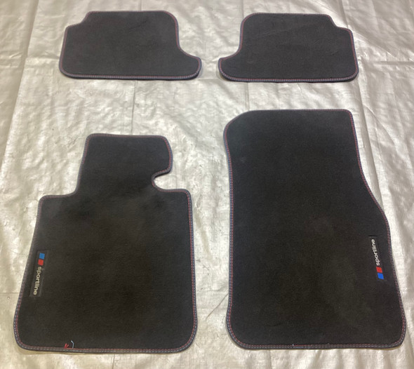 2016-2021 F87 BMW M2 Sportline Carpet Floor Mats / Set of 4 / USED /   B2008