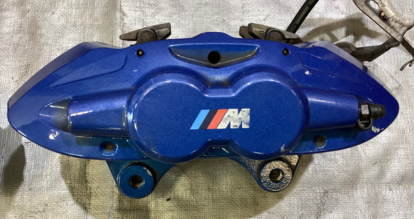 2015-2020 F80 F82 F83 F87 BMW M2 M3 M4 OEM Brembo Brake Calipers w/ Rotors / Set of 4 / Blue /   B2008