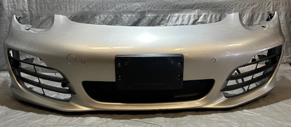 2013-2016 Porsche 981 Boxster S / Cayman S Front Bumper Cover w/ PDC / Platinum Silver Metallic BC205