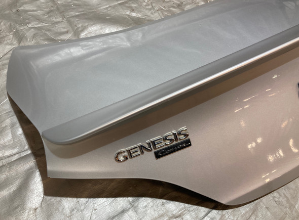 2010-2016 Hyundai Genesis Coupe 2.0T Trunk Lid w/ Lip Spoiler / Silverstone Metallic  HG031