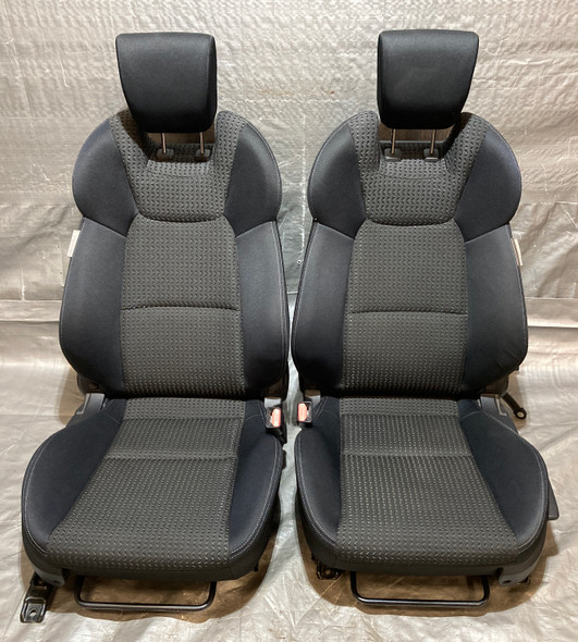 2010-2012 Hyundai Genesis Coupe Black Cloth Front Seats / Pair /   HG031
