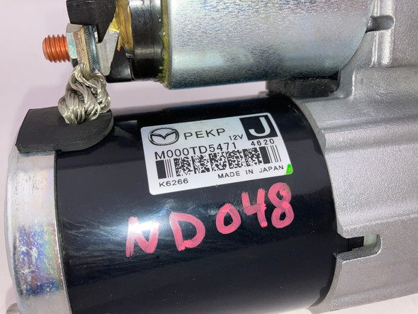 2016-2020 Mazda Mx5 Miata Starter Motor / Manual  / 6k ND048