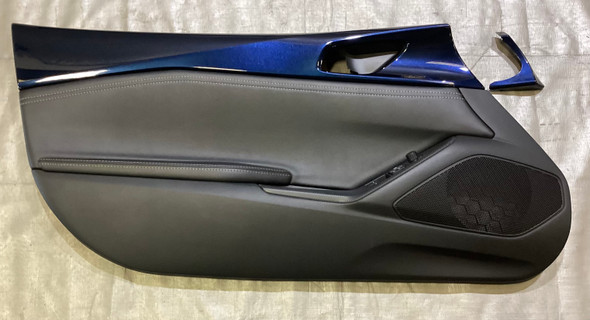 2019-2024 Mazda Mx5 Miata Interior Door Panels w/ Trim  / Deep Crystal Blue Mica  ND048