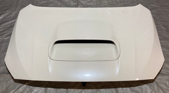 2015-2020 Subaru WRX STI Factory Hood Panel w/ Scoop / Crystal White Pearl  SS017