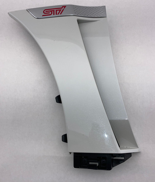 2019-2020 Subaru WRX STI Driver Fender Vent / Trim Panel / Crystal White Pearl  SS017