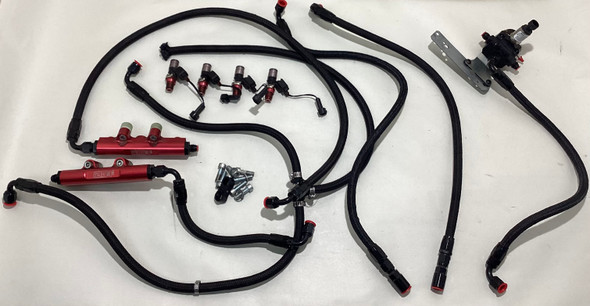 2008-2021 Subaru WRX STI IAG PTFE Flex Fuel Kit w/ FPR / ID1300x Injectors / USED /   SS017