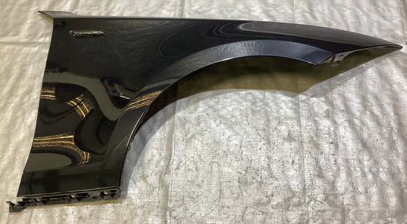 2008-2013 BMW 128i 135i Passenger Side Fender Panel / Black Sapphire Metallic  B1012