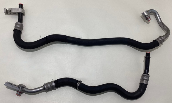 2008-2013 BMW 135i Engine Oil Cooler Feed Hoses / Lines / Pair / OEM /   B1012
