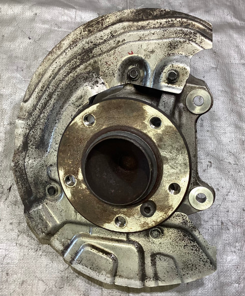 2008-2013 BMW 135i Driver Front Knee Wheel Hub & Control Arm / 124K B1012