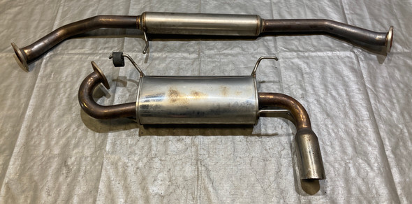 1999-2005 Mazda Miata Racing Beat Power Pulse Exhaust Muffler w/ Mid Pipe / Manual  /  NB246