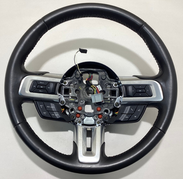 2018-2020 Ford Mustang GT S550 Black Leather Steering Wheel / Automatic /   FM014