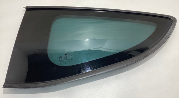 2010-2016 Hyundai Genesis Coupe Driver Rear Quarter Glass Panel / OEM /   HG032