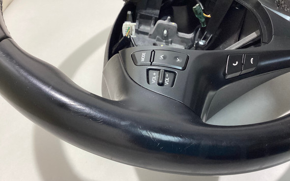 2010-2012 Hyundai Genesis Coupe Black Leather Steering Wheel / Manual /   HG032