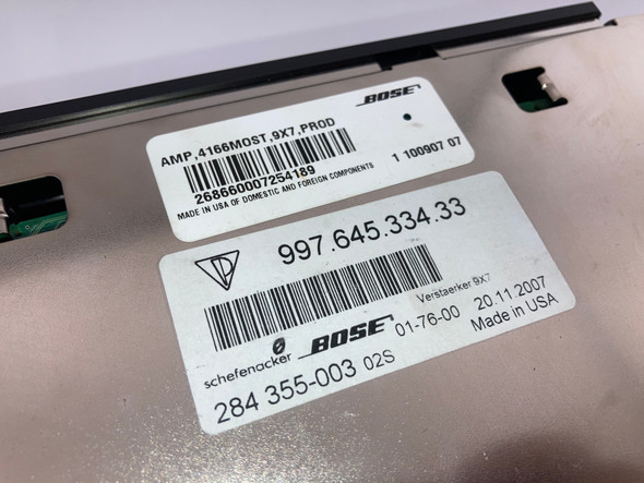2005-2008 Porsche 997 911 / 987 Boxster Cayman OEM Bose Audio Amplifier / 99764533433 /   P7008