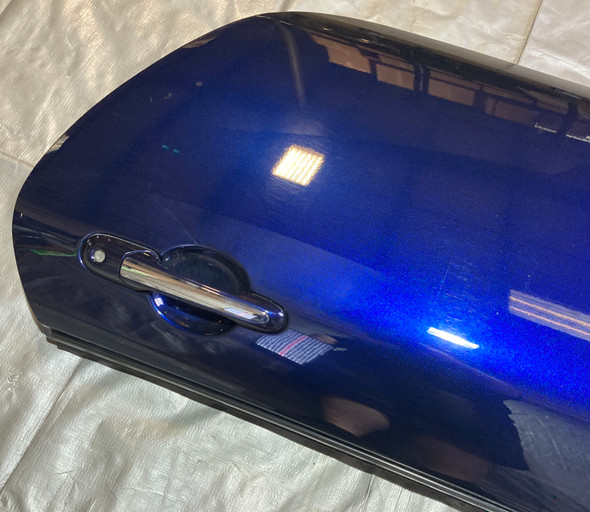 2006-2015 Mazda Mx5 Miata Driver Door Assembly w/ Window  / Stormy Blue Mica  NC101