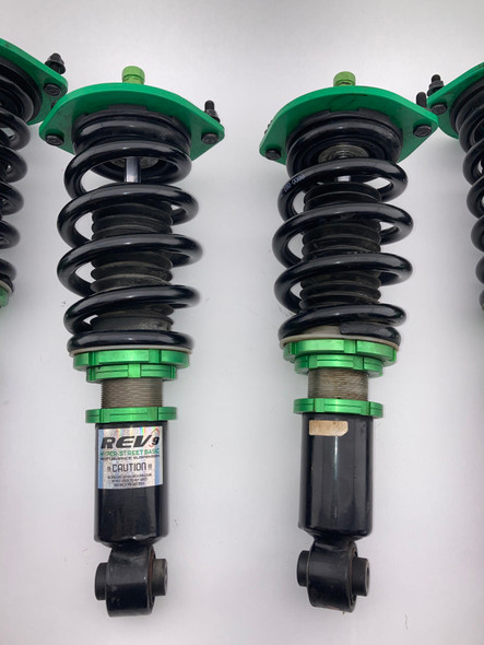 1990-2005 Mazda Miata Rev9 Hyper Street Adjustable Coilover Shocks / Set of 4 / USED /   NA103