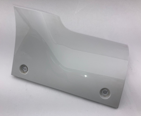 2018-2023 Jeep Wrangler JL Passenger Side Fender Wiper Cowl End Plate Trim Panel / Bright White  JL010