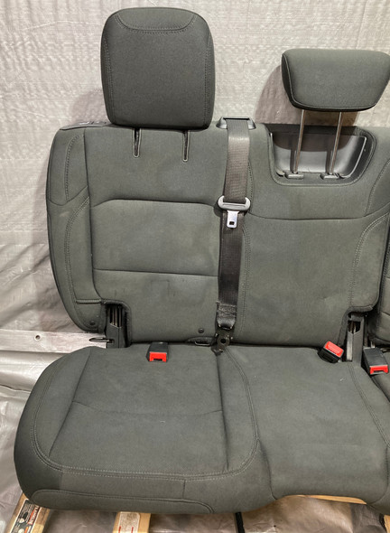 2018-2021 Jeep Wrangler JL Unlimited 4DR 60/40 Folding Rear Seat Set / Black Cloth /   JL010