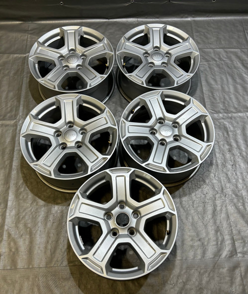 2018-2024 Jeep Wrangler JL Sport 17x7.5" Wheels Rims / Set of 5 / JL010
