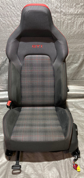 2022-2024 Volkswagen MK8 GTI Scalepaper Plaid Cloth Driver Front Seat Assembly /   M8002