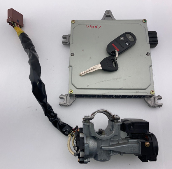 2000-2003 Honda S2000 ECU Engine Control Module w/ Ignition Switch Key Set / 37820PCXA01 /   HS007