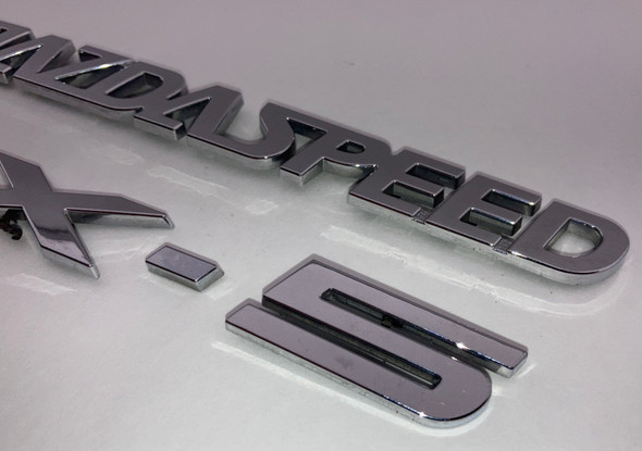 2004-2005 Mazdaspeed Miata Rear Badges Trim / OEM  /   NB257