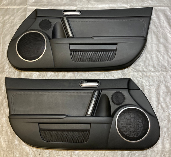 2009-2015 Mazda MX5 Miata Black Leather Interior Door Panels / Pair /   NC102