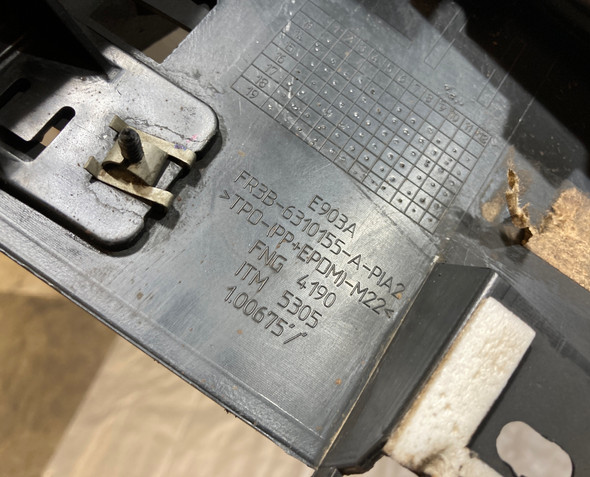 2015-2023 Ford Mustang GT S550 Coupe Driver Side Skirt Rocker Panel / Shadow Black  FM015